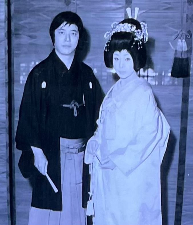中尾彬と池波志乃の結婚式