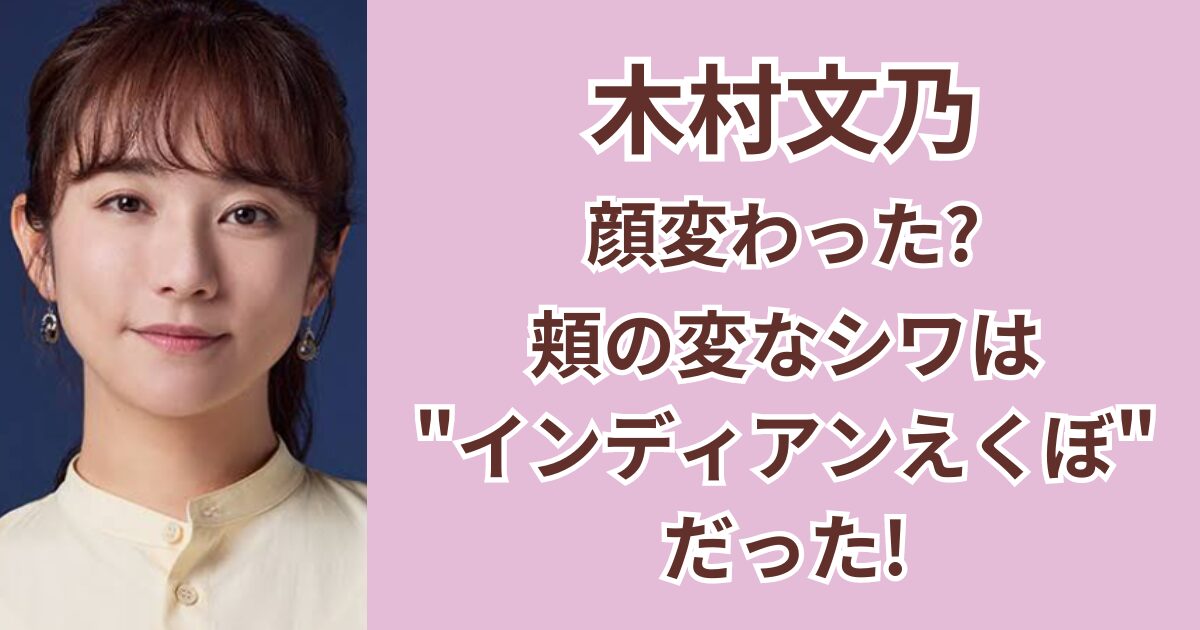 木村文乃の顔変わった?